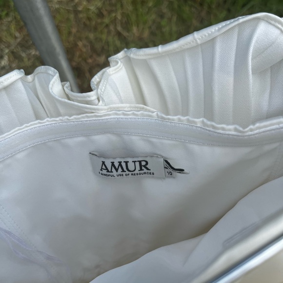 AMUR Cream Strapless Layered Maxi Dress - Picture 5 of 5